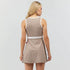 VESTIDO OPULENTIE TAUPE CLEMONT